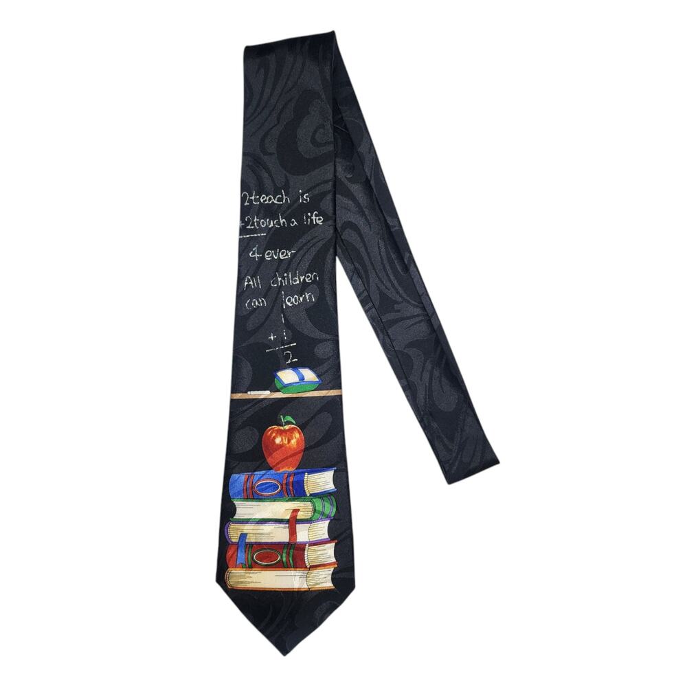 Steven Harris Neck Tie 2 Teach Is 2 Touch A Life 4 Ever Men's Tie Teacher Gift